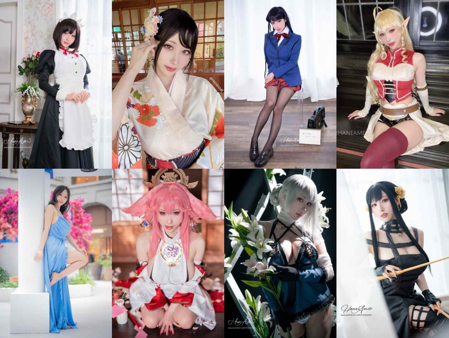 HaneAme雨波美女写真图集打包下载320套 87GB-美了么